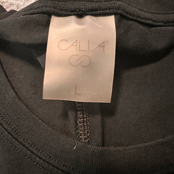 CALIA by Carrie Underwood Black Muscle Tee #8A - Picture 4 of 5